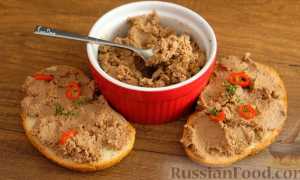 Паштет – блюдо на скорую руку: вкусно и полезно для всей семьи