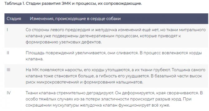 стадии ЭМК